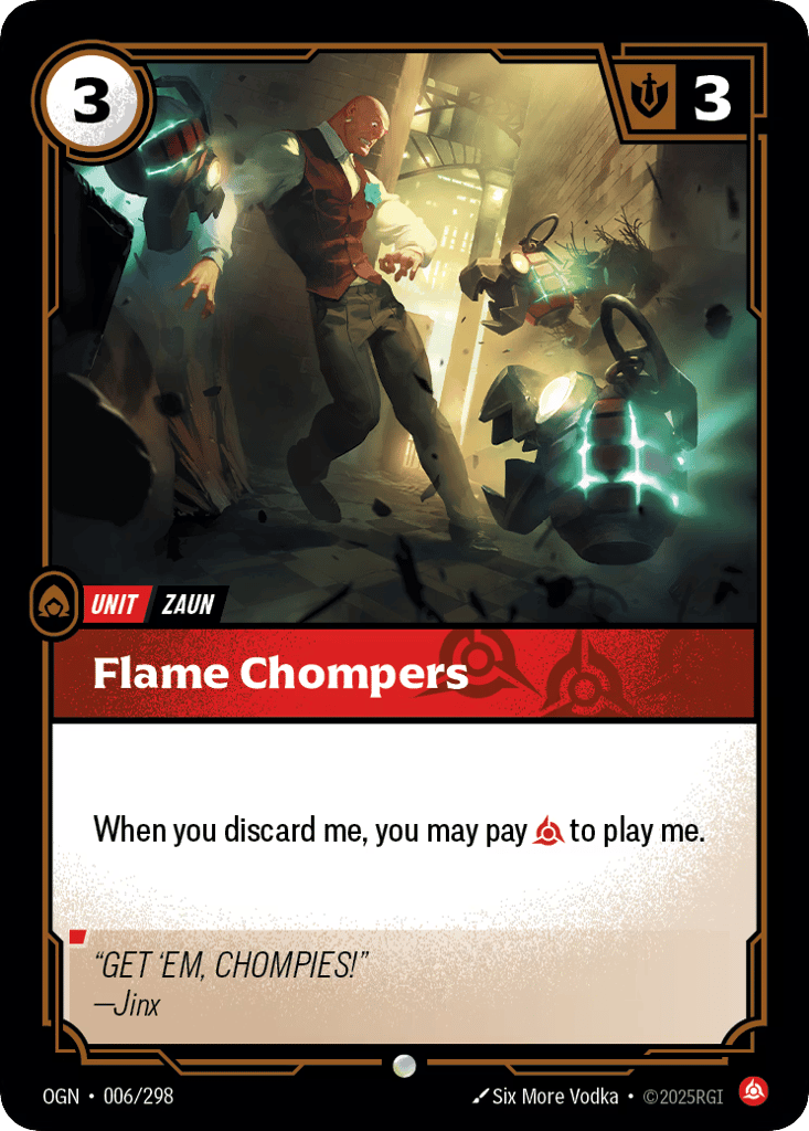 Flame Chompers - 006/298 - Common - Origins