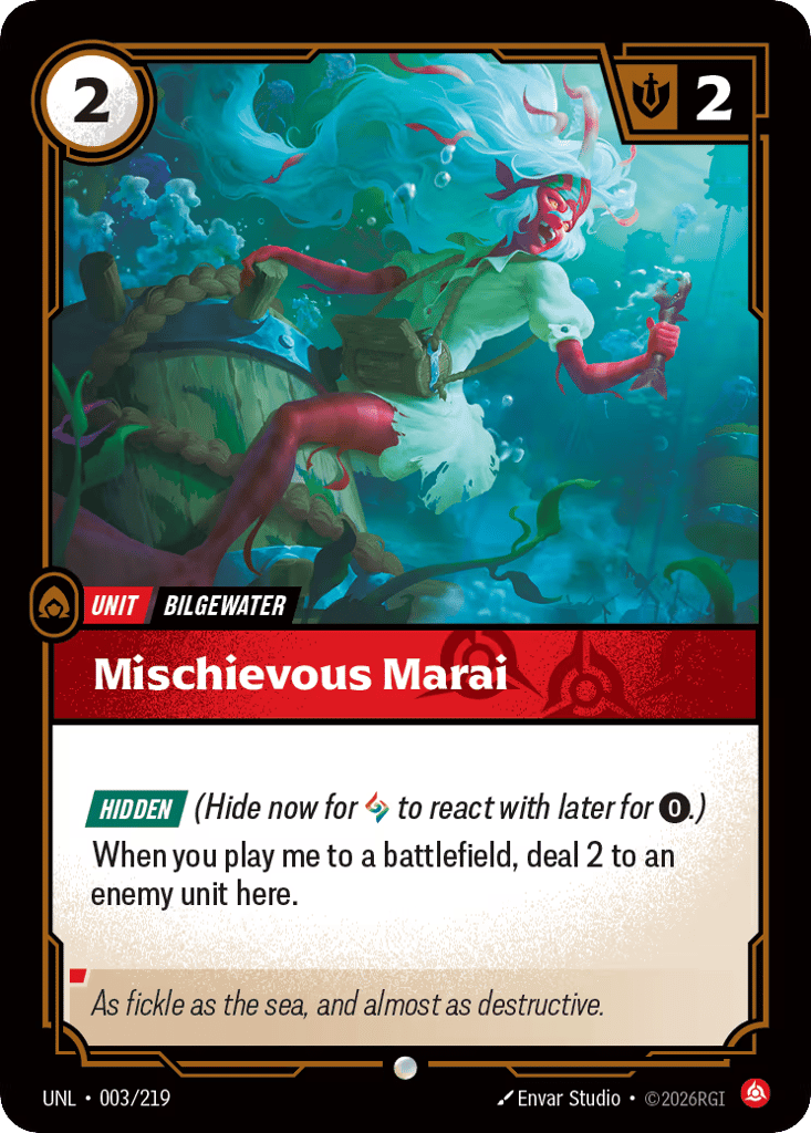 Mischievous Marai - 003/219 - Common - Unleashed