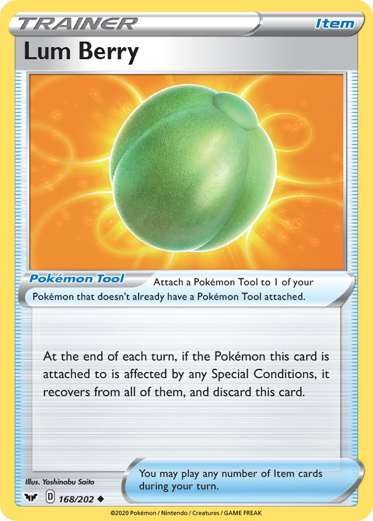 Lum Berry - 168/202 - Sword & Shield