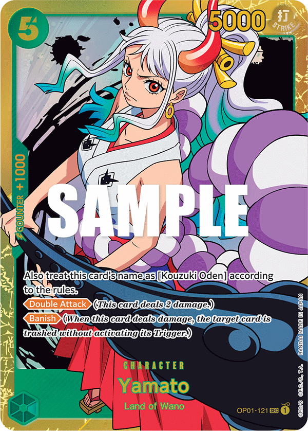 Yamato - OP01-121 - Secret Rare - Romance Dawn