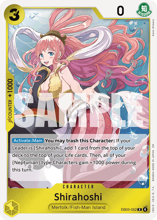 Shirahoshi - EB03-052 - Rare - Heroines Edition