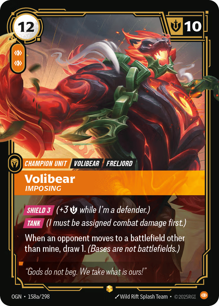 Volibear, Imposing - 158a/298 - Showcase - Origins