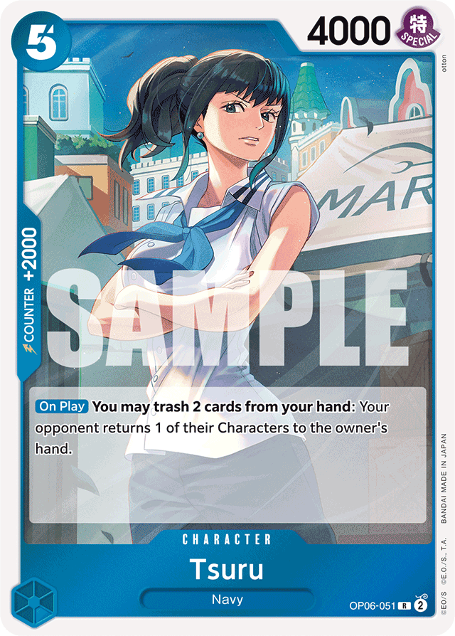Tsuru - OP06-051 - Rare - Wings of the Captain