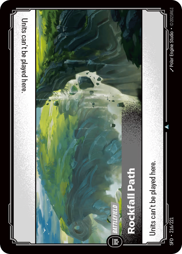 Rockfall Path - 216/221 - Uncommon - Spiritforged