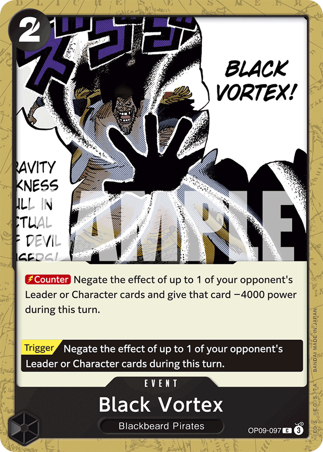 Black Vortex - OP09-097 - Common - Emperors In The New World