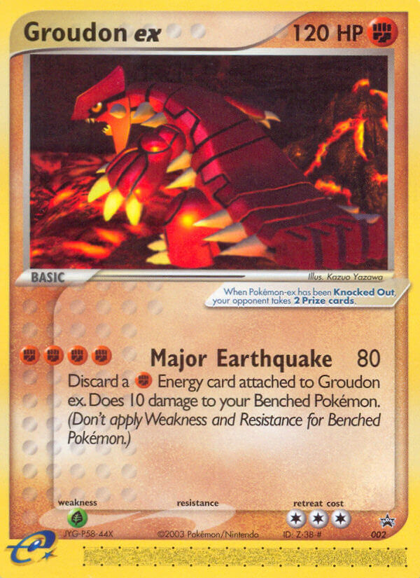 Groudon ex - 002 - Nintendo Black Star Promos