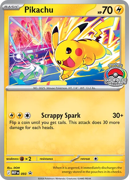 Pikachu - 093 - Mega Evolution Black Star Promos