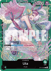 Uta - ST11-001 - Leader (Green Uta Alt Art) - Uta