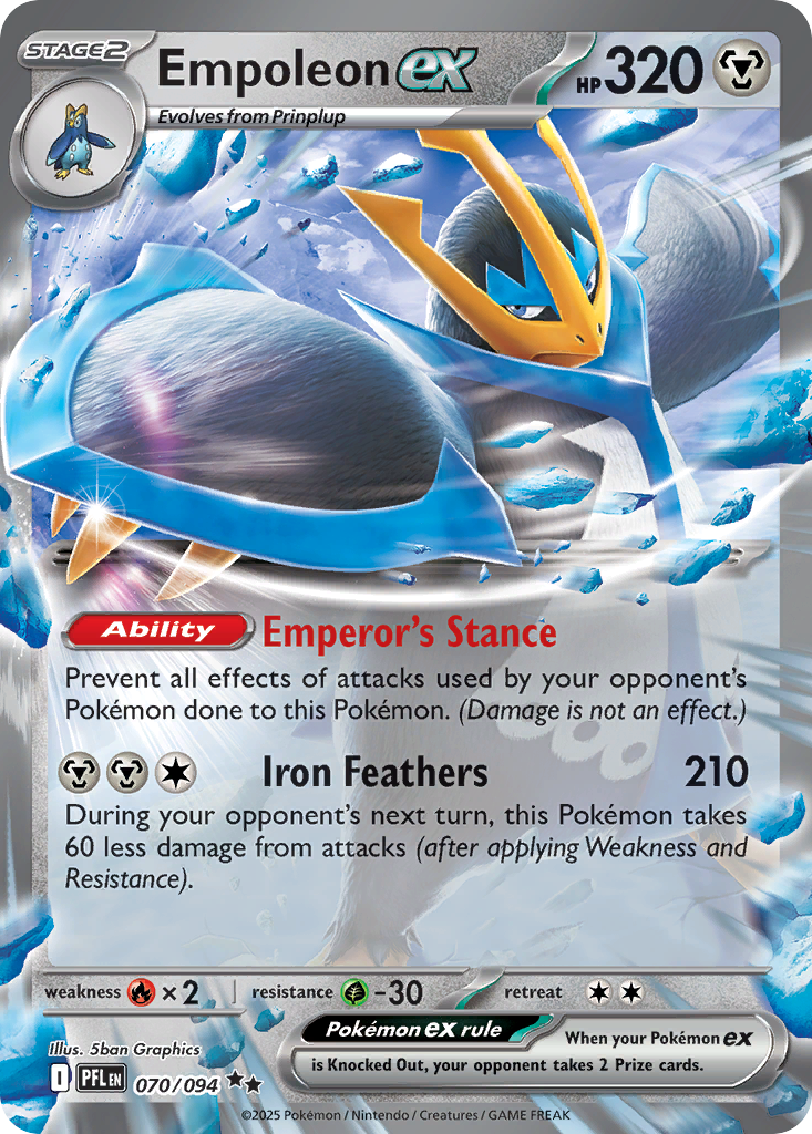 Empoleon ex - 70/94 - Phantasmal Flames