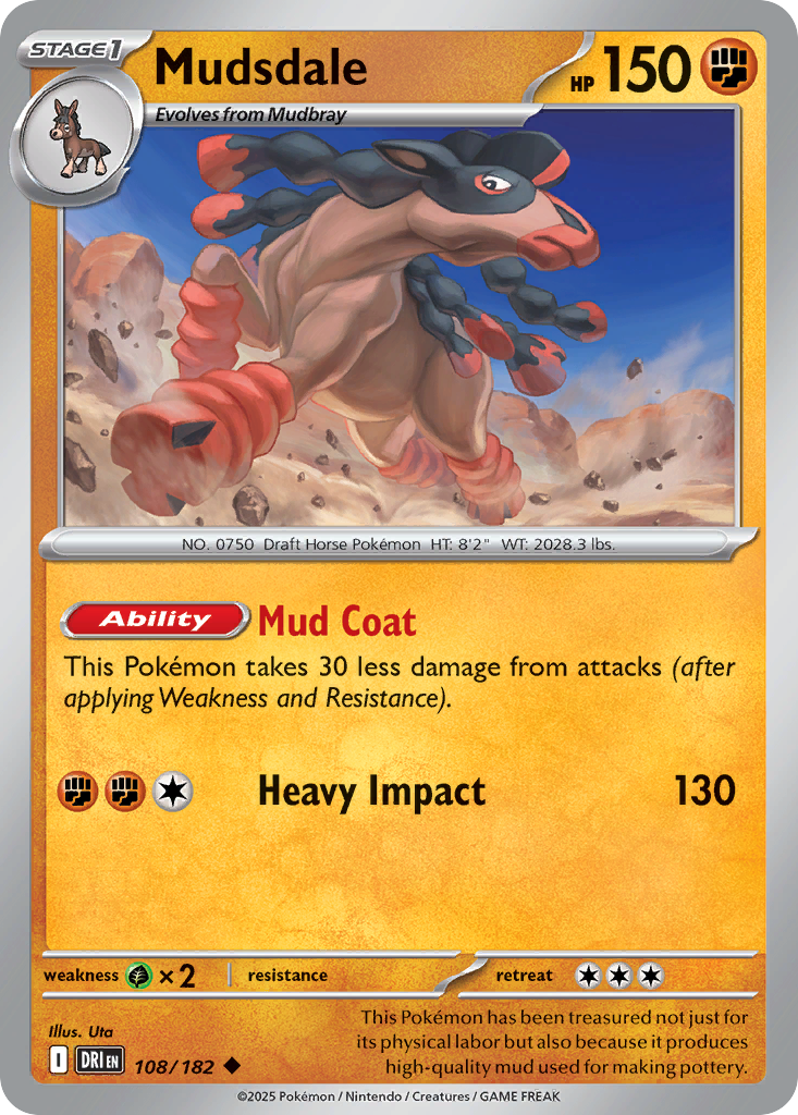 Mudsdale - 108/182 - Destined Rivals