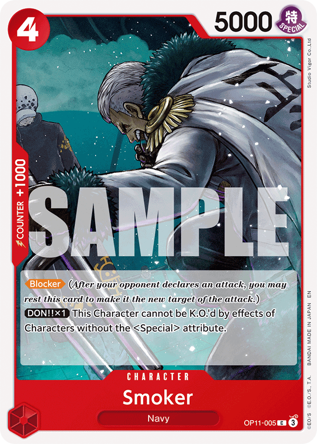 Smoker - OP11-005 - Common - A Fist Of Divine Speed