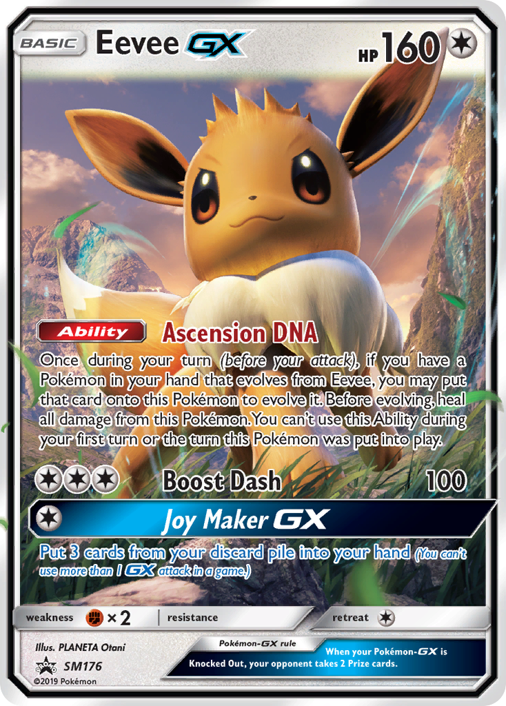 Eevee-GX - SM176 - SM Black Star Promos