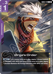 Orga's Order - GD03-117 - Common - Steel Requiem