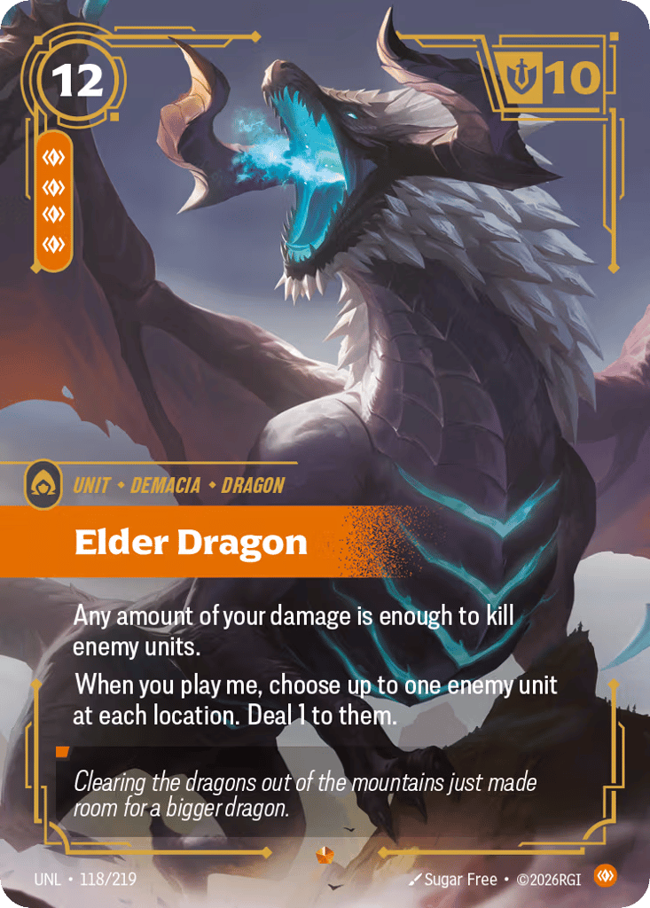 Elder Dragon - 118/219 - Epic - Unleashed