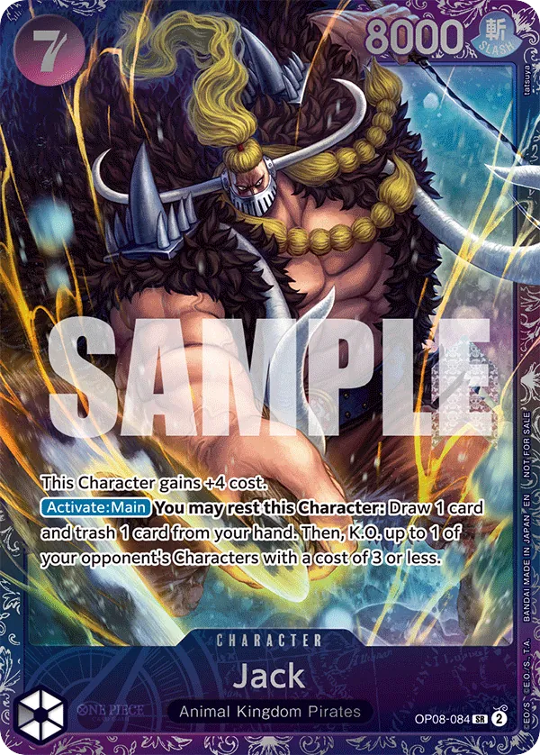 Jack - OP08-084 - Super Rare (Treasure Cup Alt Art) - Two Legends
