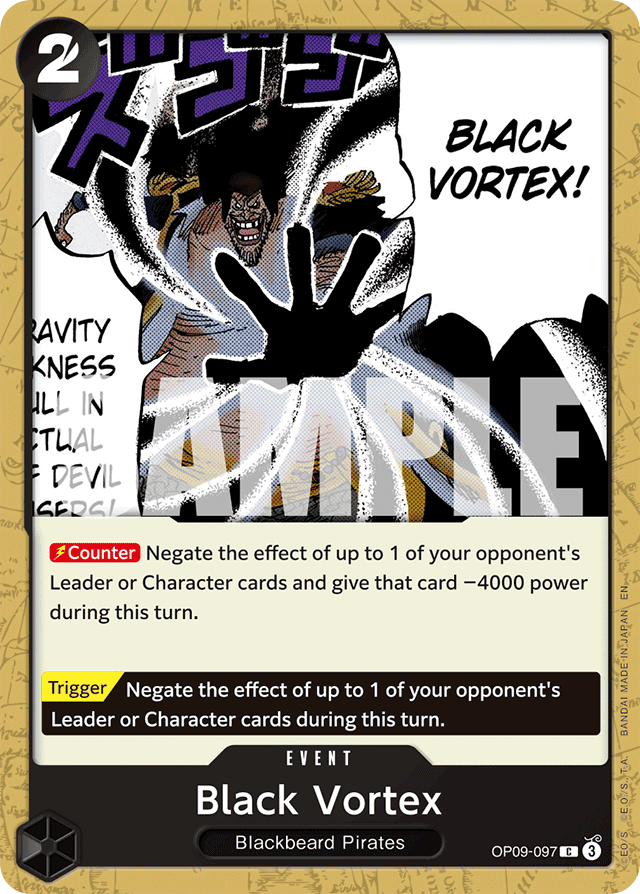 Black Vortex - OP09-097 - Common (Reprint) - Emperors In The New World