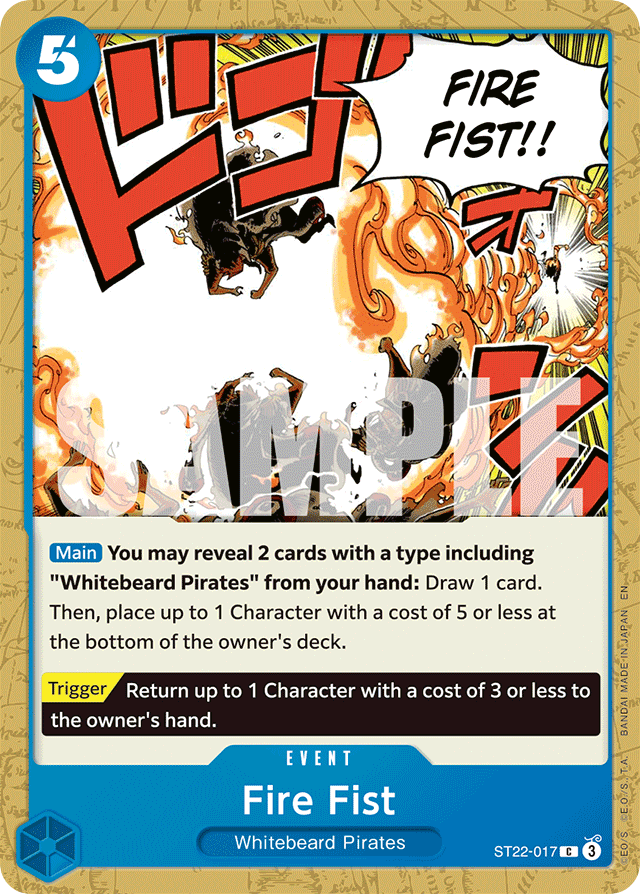 Fire Fist - ST22-017 - Common - Ace & Newgate
