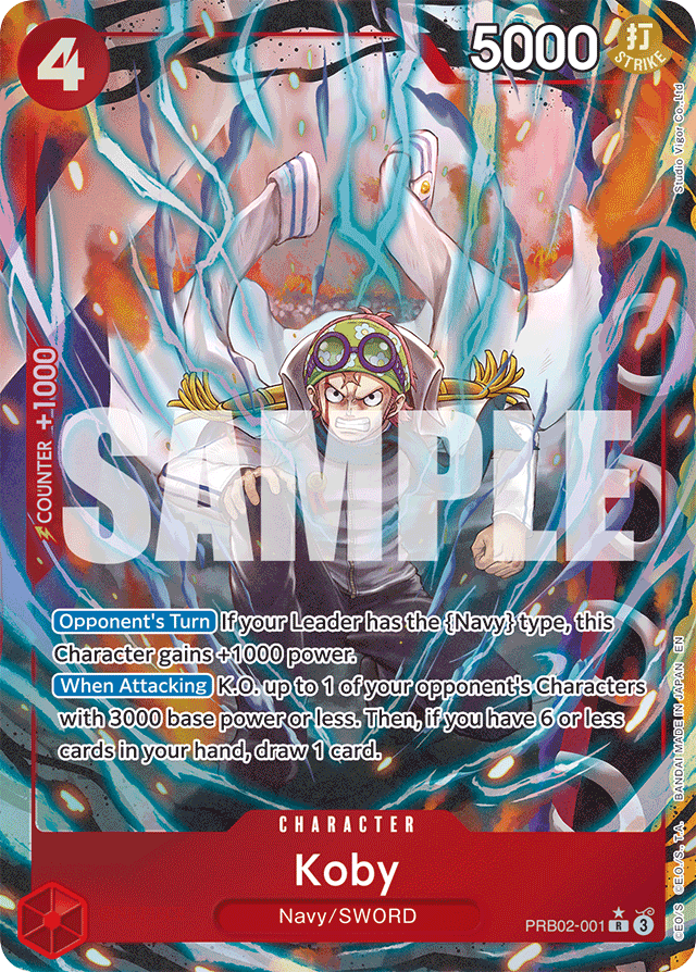 Koby - PRB02-001 - Rare (Alternate Art) - The Best Vol.2