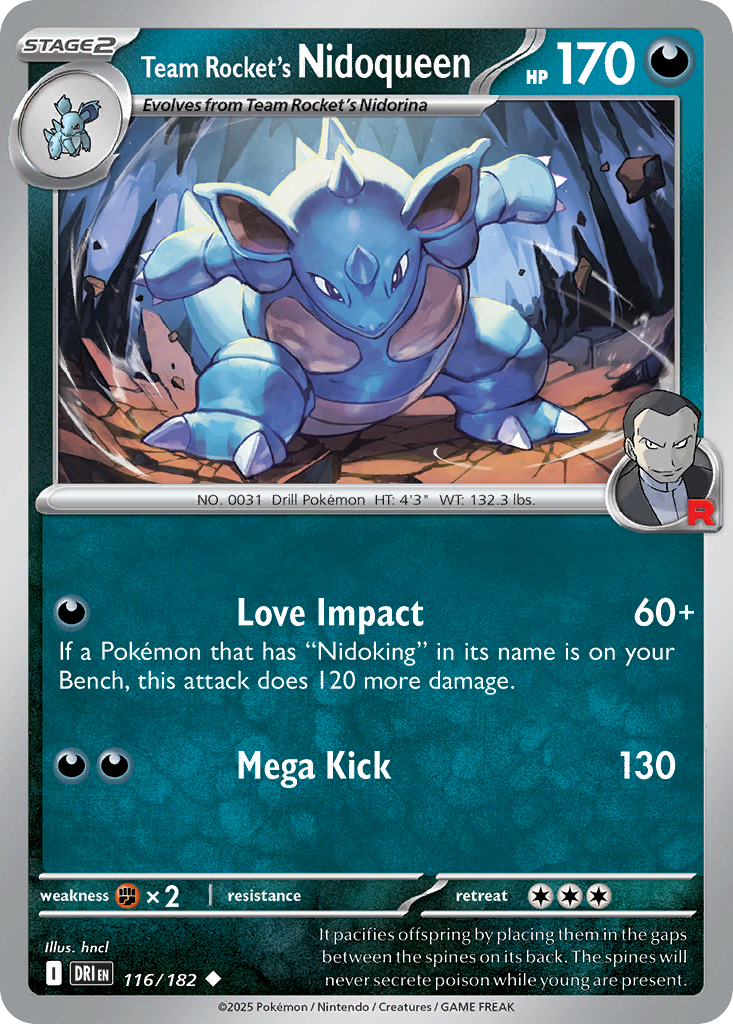 Team Rocket's Nidoqueen - 116/182 - Destined Rivals