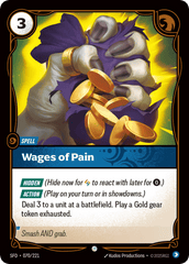 Wages Of Pain - 070/221 - Common - Spiritforged