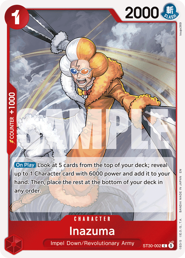 Inazuma - ST30-002 - Common - Luffy & Ace