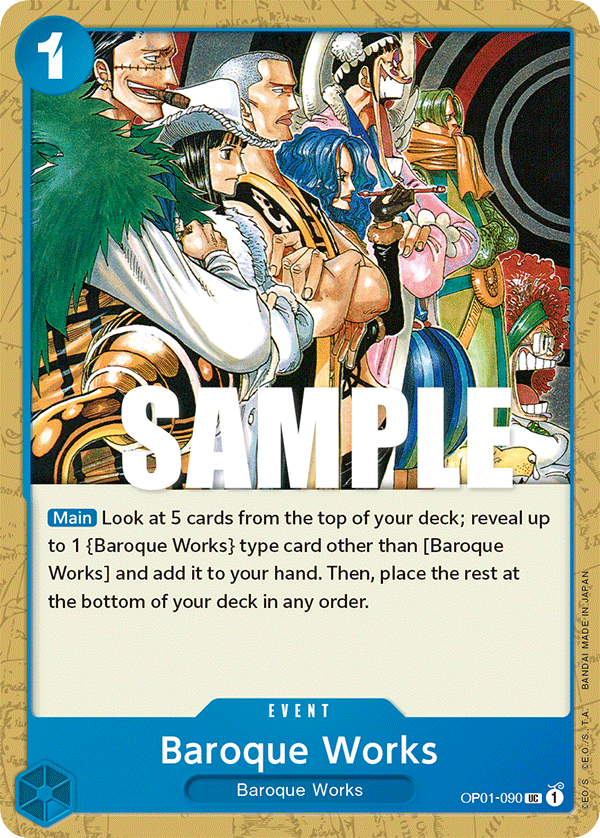 Baroque Works - OP01-090 - Uncommon - Romance Dawn