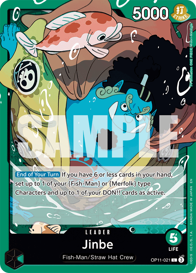 Jinbe - OP11-021 - Leader - A Fist Of Divine Speed