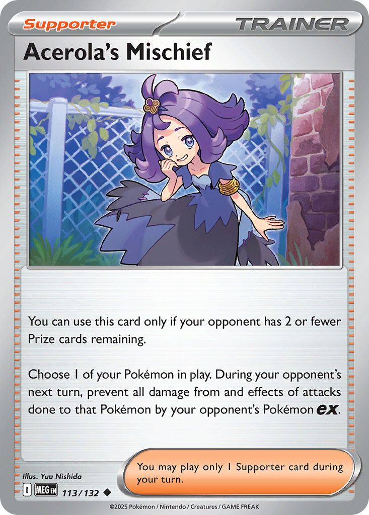 Acerola's Mischief - 113/132 - Mega Evolution