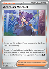 Acerola's Mischief - 113/132 - Mega Evolution