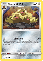 Alolan Dugtrio - 079/156 - Ultra Prism