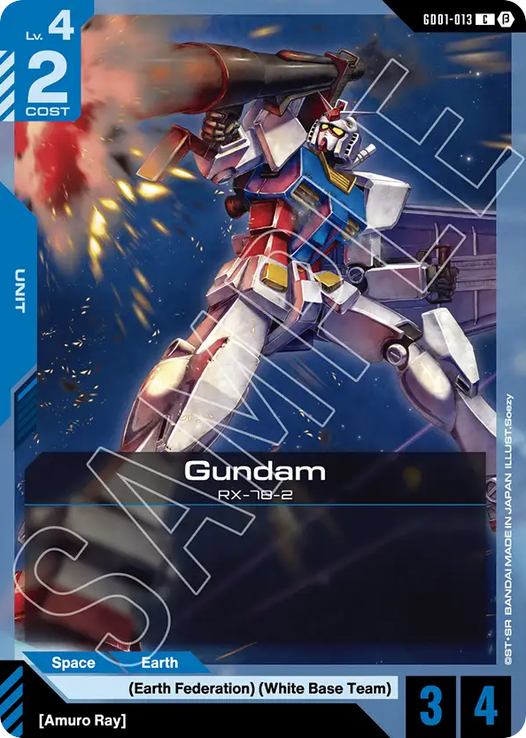 Gundam - GD01-013 - Common (Beta) - Newtype Rising