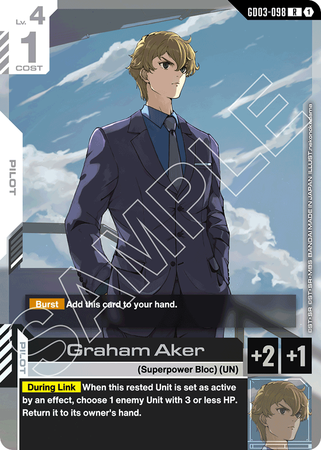 Graham Aker - GD03-098 - Rare - Steel Requiem