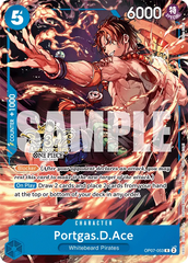 Portgas.D.Ace - OP07-053 - Rare (Third Anniversary Stamp) - 500 Years In The Future