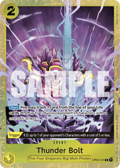 Thunder Bolt - OP03-121 - Common (Best Selection Vol1Alt Art) - Pillars of Strength