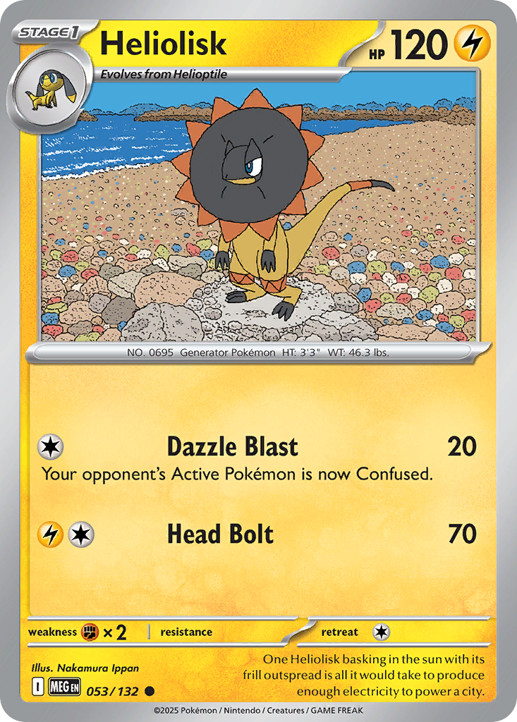 Heliolisk - 053/132 - Mega Evolution