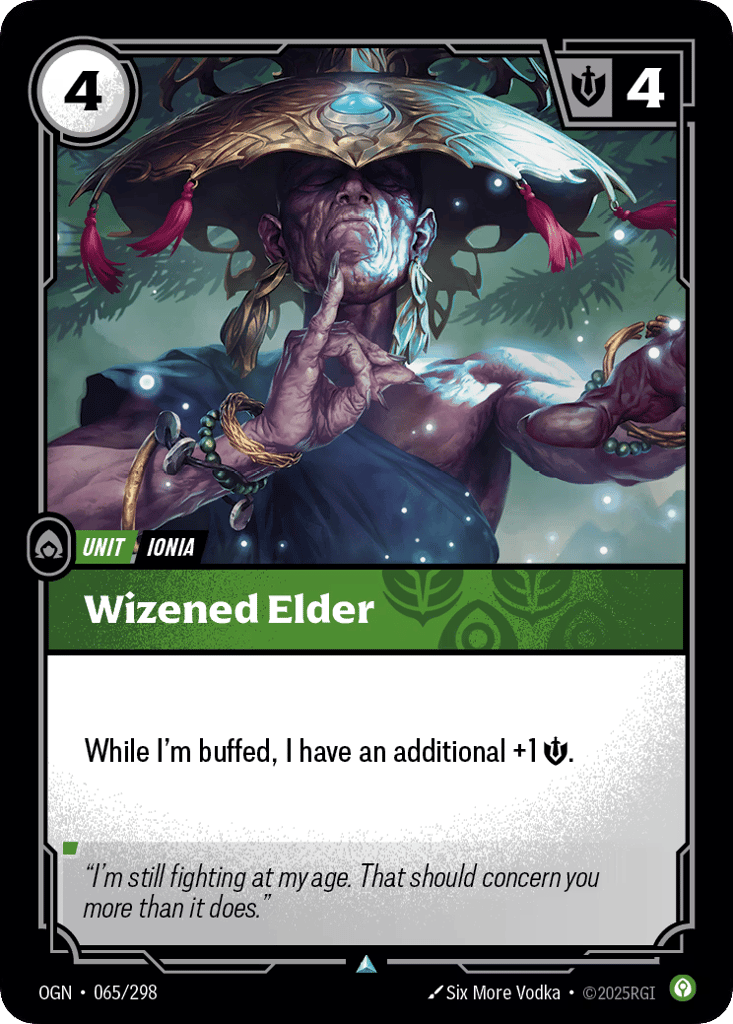 Wizened Elder - 065/298 - Uncommon - Origins