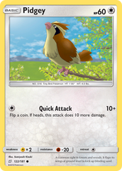 Pidgey - 122/181 - Team Up