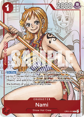 Nami - OP01-016 - Rare (Twenty Fifth Edition Alt Art) - Romance Dawn