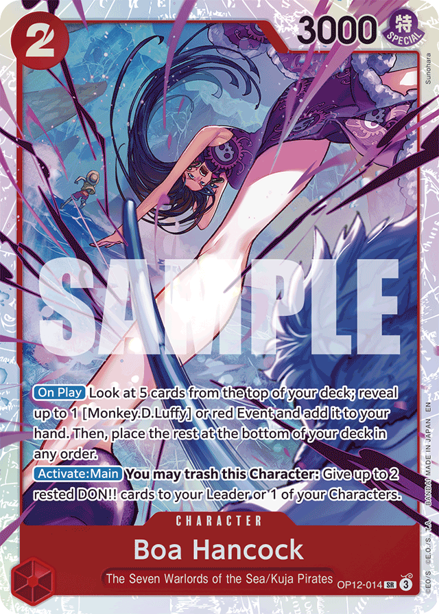 Boa Hancock - OP12-014 - Super Rare - Legacy of the Master