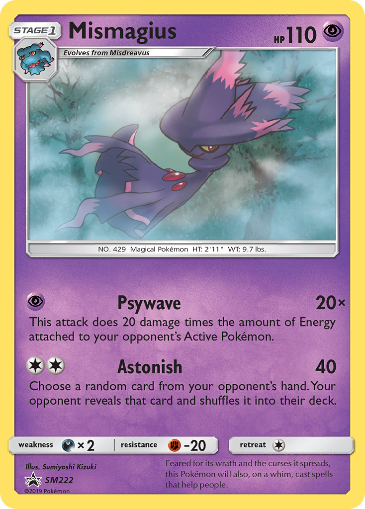 Mismagius - SM222 - SM Black Star Promos