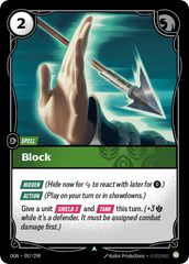 Block - 057/298 - Uncommon - Origins