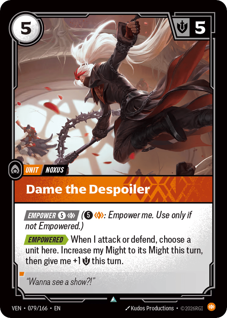 Dame The Despoiler - 079/166 - Uncommon - Vendetta