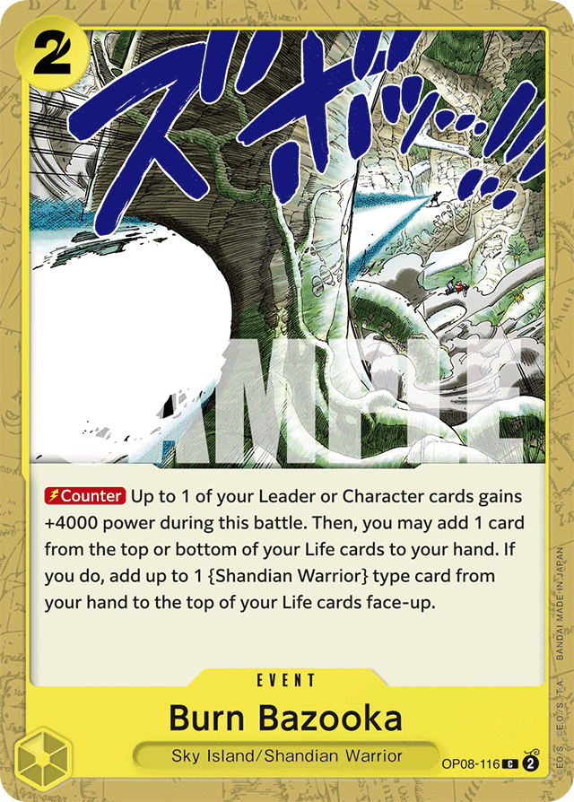 Burn Bazooka - OP08-116 - Common - Two Legends