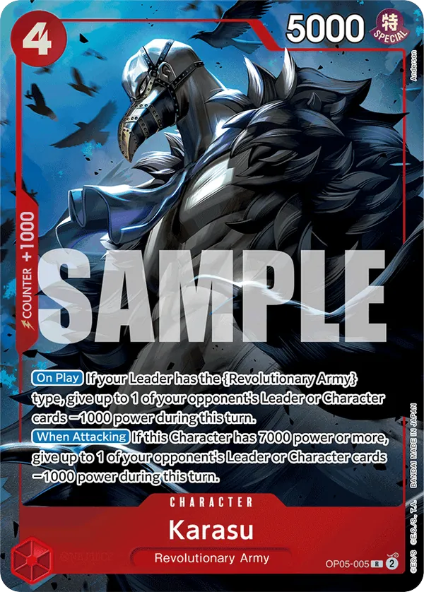 Karasu - OP05-005 - Rare (Best Selection Vol2Alt Art) - Awakening of the New Era