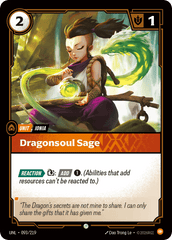Dragonsoul Sage - 093/219 - Common - Unleashed