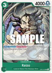 Raizo - OP01-052 - Uncommon (Event Pack Vol2Alt Art) - Romance Dawn