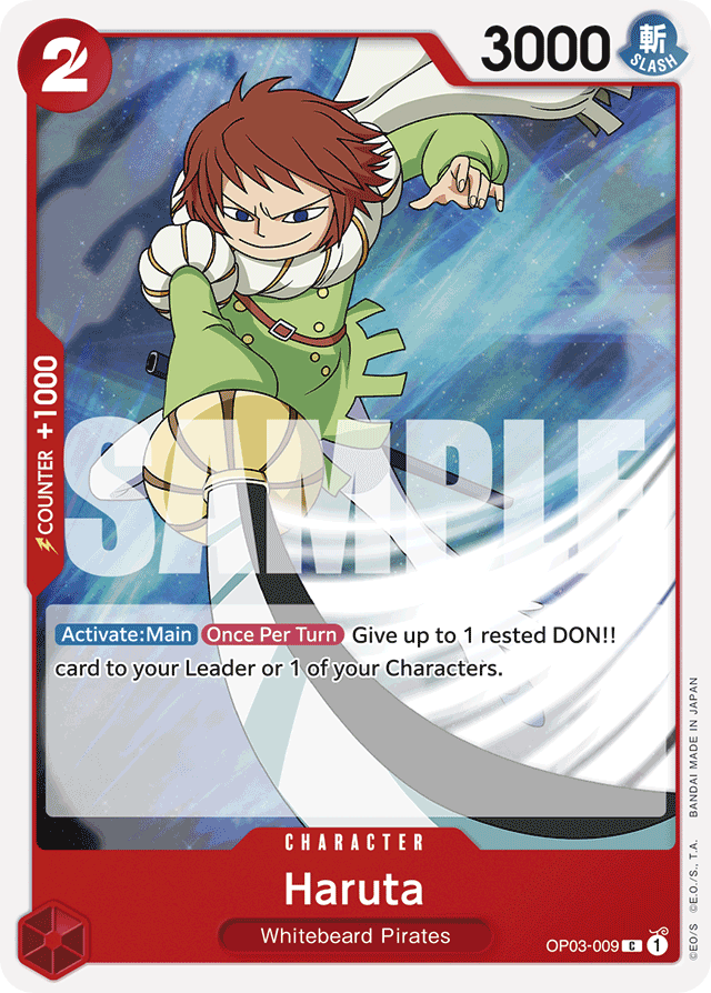 Haruta - OP03-009 - Common - Pillars of Strength