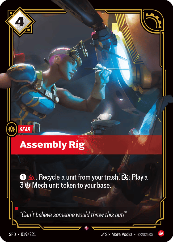 Assembly Rig - 019/221 - Rare - Spiritforged