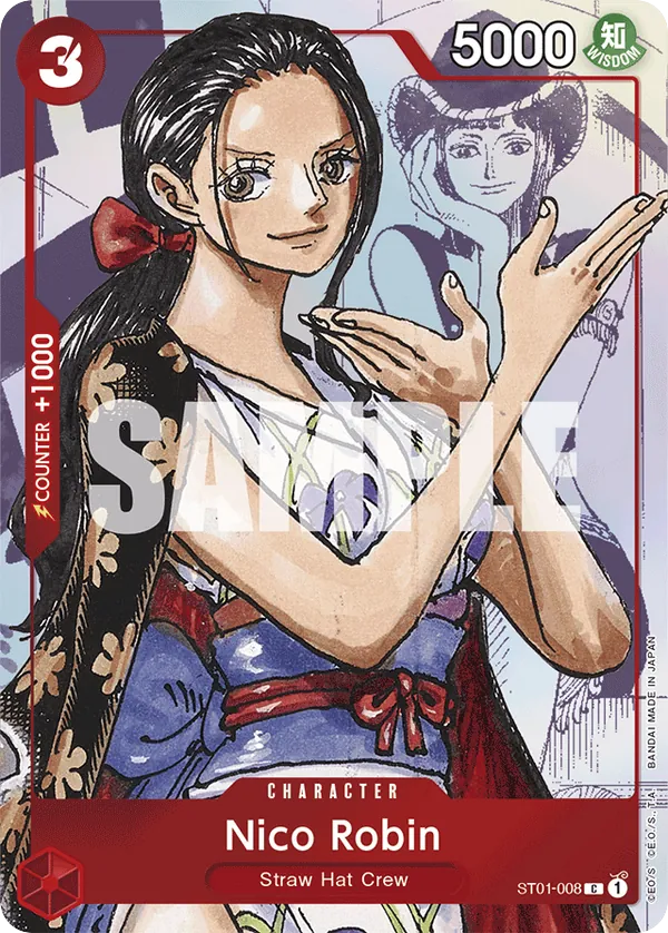 Nico Robin - ST01-008 - Common (Twenty Fifth Edition Alt Art) - Straw Hat Crew