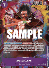 Mr.5(Gem) - OP04-072 - Rare (Alternate Art) - Kingdoms of Intrigue